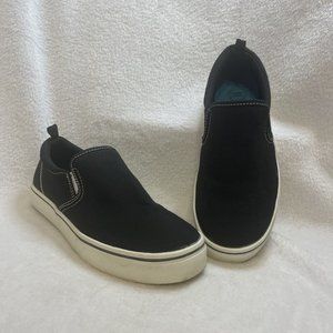 Wonder Nation Mens Size 6 Black Skate Shoe Casual Sneaker (Womens 8) Memory Foam